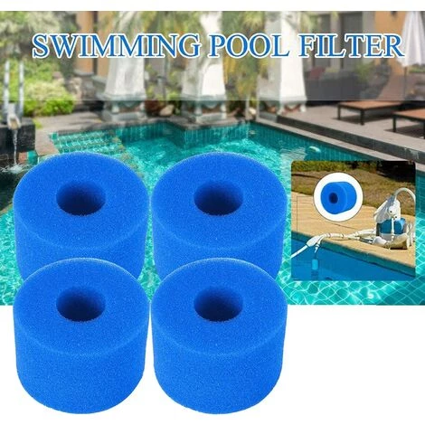 ALMI 4 Pièces Filtre Spa Éponge Filtrante Pour Type S1, Remplacement Lavable Pour Outil De Nettoyage De Cartouche De Cartouche De Papier Filtre De Type Intex S1, 7,3 X 10,8 X 10,8 Cm 5 ALMI 4 Pièces Filtre Spa Éponge Filtrante Pour Type S1, Remplacement Lavable Pour Outil De Nettoyage De Cartouche De Cartouche De Papier Filtre De Type Intex S1, 7,3 X 10,8 X 10,8 Cm – Image 5