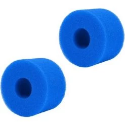 ALMI Filtre De Piscine En Mousse, 2 Pièces Filtre Éponge Cartouche, Éponge Filtrante Type S1, Mousse Pour Filtre Piscine Reutilisable, Filtre Spa Cartouche Éponge Pour Aquarium De Piscine Spa