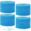 ALMI Lot De 4 Cartouches Filtrantes En Mousse Pour Intex De Type S1, Cartouche De Filtre En Mousse Pour Intex Pure Spa, Cartouche De Mousse éponge Pour Type S1