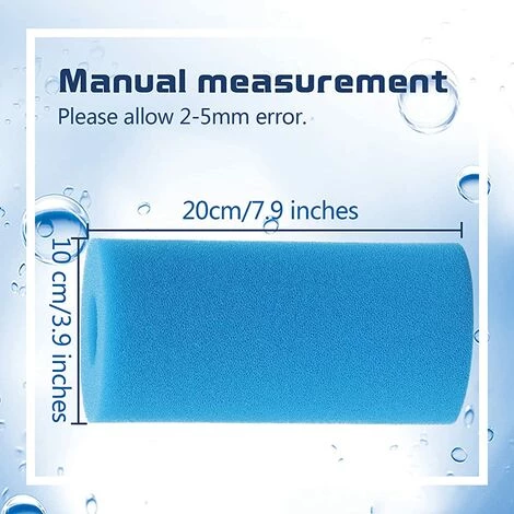 ALMI Lot De 4 éponges Filtrantes Filtre Pour Intex De Type A, Réutilisables Et Lavables, Cartouche En Mousse De Type A Filtre De Pour Intex 5 ALMI Lot De 4 éponges Filtrantes Filtre Pour Intex De Type A, Réutilisables Et Lavables, Cartouche En Mousse De Type A Filtre De Pour Intex – Image 5