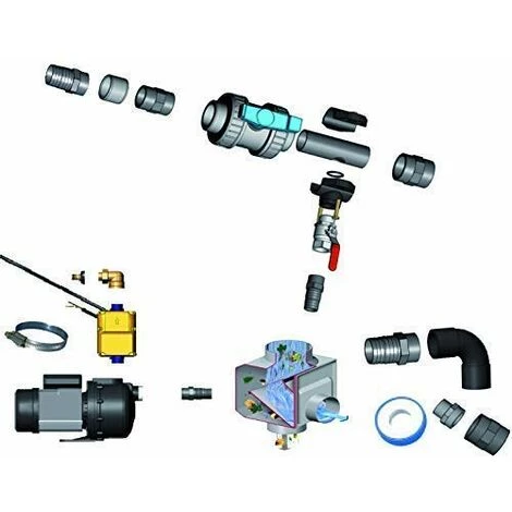 AQUALUX EDENEA Kit Complet Distribution Par Pompe Pour Citerne Souple - Gris 1 AQUALUX EDENEA Kit Complet Distribution Par Pompe Pour Citerne Souple - Gris