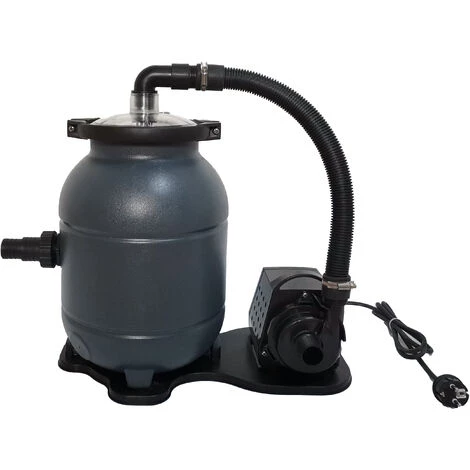 EDG Groupe Filtration Piscine - Maxi 10m3 - Fourni Avec Balles Filtrantes - Connexion Tubes 32/38 - Kit Filtration Piscine Hors Sol - Summer Fun Best Clean - Gris 1 EDG Groupe Filtration Piscine - Maxi 10m3 - Fourni Avec Balles Filtrantes - Connexion Tubes 32/38 - Kit Filtration Piscine Hors Sol - Summer Fun Best Clean - Gris