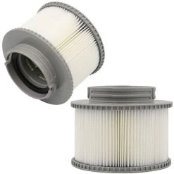 QERSTA Cartouche Filtrante 2 Pièces Pour Bain à Remous MSpa, Filtre à Eau De Remplacement Pour Piscine Gonflable