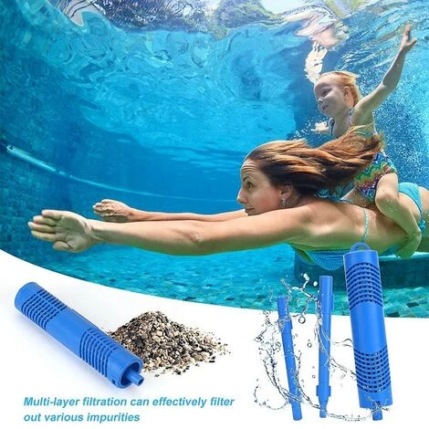 TRIOMPHE Filtre Spa, Cartouche De Purification Minérale,T-Audace 2 Pièces Purificateur Minérale, Bâtons Minéraux Pour Clarifier L'eau, Installer Dans Le Filtre à Cartouche De Piscine 4 TRIOMPHE Filtre Spa, Cartouche De Purification Minérale,T-Audace 2 Pièces Purificateur Minérale, Bâtons Minéraux Pour Clarifier L'eau, Installer Dans Le Filtre à Cartouche De Piscine – Image 4