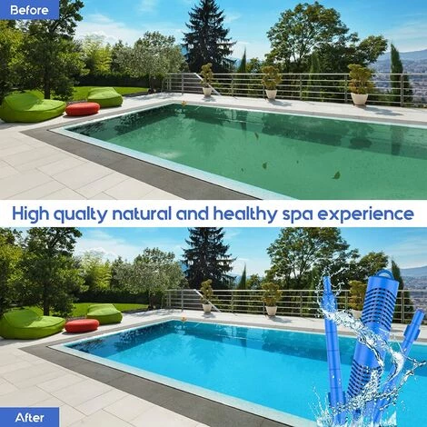 TRIOMPHE Filtre Spa, Cartouche De Purification Minérale,T-Audace 2 Pièces Purificateur Minérale, Bâtons Minéraux Pour Clarifier L'eau, Installer Dans Le Filtre à Cartouche De Piscine 5 TRIOMPHE Filtre Spa, Cartouche De Purification Minérale,T-Audace 2 Pièces Purificateur Minérale, Bâtons Minéraux Pour Clarifier L'eau, Installer Dans Le Filtre à Cartouche De Piscine – Image 5