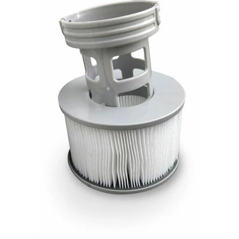 DENUOTOP Pompe Et Filtre De Spa 2 Cartouches Filtrantes De Remplacement Pour Spa Gonflable MSPA + 2 Filets De Protection 1 DENUOTOP Pompe Et Filtre De Spa 2 Cartouches Filtrantes De Remplacement Pour Spa Gonflable MSPA + 2 Filets De Protection