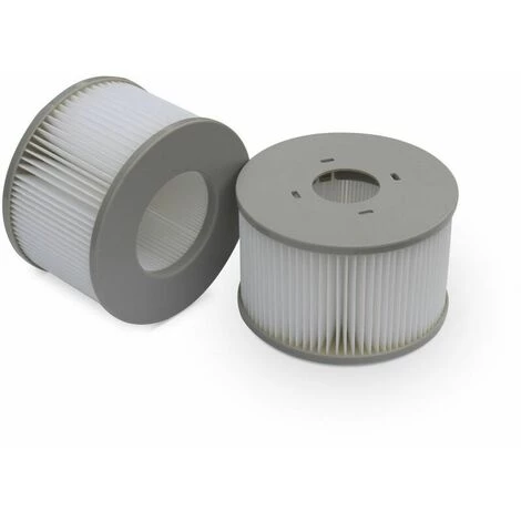 DENUOTOP Pompe Et Filtre De Spa 2 Cartouches Filtrantes De Remplacement Pour Spa Gonflable MSPA + 2 Filets De Protection 4 DENUOTOP Pompe Et Filtre De Spa 2 Cartouches Filtrantes De Remplacement Pour Spa Gonflable MSPA + 2 Filets De Protection – Image 4