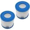 ABCRITAL Cartouche De Filtre De Piscine Compatible Avec Bestway 58381 La Pompe De Filtration, Pour Lay-Z-Spa Miami Vegas Palm Springs Paris Hot Tub Filters, Pack Of 2 Repalcement Filter Pour Flowclear