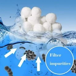 READCLY Boules De Filtre,Balles Filtrantes 700g Peut Remplacer 25 Kg Sable Filtrant Sable De Quartz,Média Filtre à Fibres Utilisées Dans Les Piscines, Filtres à Sable, Filtration D'eau. -Pompe et filtre de piscine Soldes 57816307 4
