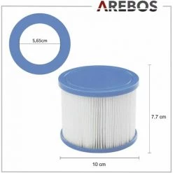Filtre Antimicrobien AREBOS 6x Pour Bain à Remous De Piscine Spa -Pompe et filtre de piscine Soldes 57882070 4