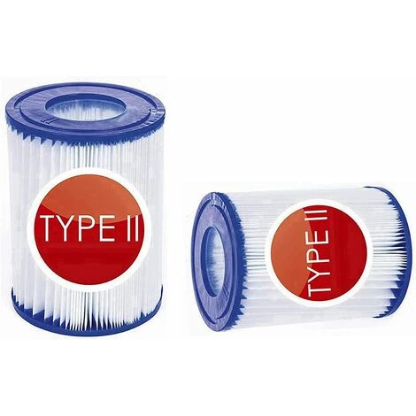 MACARON Lot De 2 Filtres Type II Pour Bestway 58094 - Élément Filtrant Taille II - Convient Pour Piscine Familiale Bestway - Filtre De Piscine Gonflable - Cartouches Filtrantes En Papier (lot De 2)LO-Ron 1 MACARON Lot De 2 Filtres Type II Pour Bestway 58094 - Élément Filtrant Taille II - Convient Pour Piscine Familiale Bestway - Filtre De Piscine Gonflable - Cartouches Filtrantes En Papier (lot De 2)LO-Ron