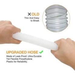 MACARON Tuyau De Rechange Pour Piscine De 1,25 Po De Diamètre Pour Piscines Hors Terre, Piscine Avec Pince Métallique Pour Pompe De Filtre Intex Ou Tuyaux De 3,2 Cm - 1,5 Mètre De Long (Paquet De 2)LO-Ron 7 MACARON Tuyau De Rechange Pour Piscine De 1,25 Po De Diamètre Pour Piscines Hors Terre, Piscine Avec Pince Métallique Pour Pompe De Filtre Intex Ou Tuyaux De 3,2 Cm - 1,5 Mètre De Long (Paquet De 2)LO-Ron -Pompe et filtre de piscine Soldes 58064888 3