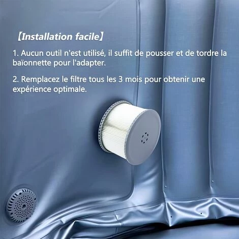 REGALI Filtre De Rechange Pour Ms-pa FD2089 Compatible Avec Toutes Les Cartouches Filtrantes MS-pa Actuelles Et Les Piscines Filtre Spa Gonflable (Version Améliorée) Lot De 2 5 REGALI Filtre De Rechange Pour Ms-pa FD2089 Compatible Avec Toutes Les Cartouches Filtrantes MS-pa Actuelles Et Les Piscines Filtre Spa Gonflable (Version Améliorée) Lot De 2 – Image 5