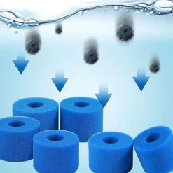 TINOR 2pcs Filterschwamm Typ A,Filter Intex Typ A,filterschwamm,Patronenschwamm Poolfilter Schwimmbad Filter Schaum Für Schwimmbad Aquarium Whirlpool (93 * 30 * 102) 9 TINOR 2pcs Filterschwamm Typ A,Filter Intex Typ A,filterschwamm,Patronenschwamm Poolfilter Schwimmbad Filter Schaum Für Schwimmbad Aquarium Whirlpool (93 * 30 * 102) -Pompe et filtre de piscine Soldes 58345618 5