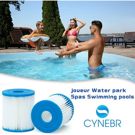 TANABATA Cartouche Filtre Piscine Type I Pour Bestway Pompe De Piscine, Filtre Cartouche Type I, 58093 Filtres Pour Filtre Gonflable De Piscine-Installation Facile-pour Le Nettoyage Des Tuyaux 2 TANABATA Cartouche Filtre Piscine Type I Pour Bestway Pompe De Piscine, Filtre Cartouche Type I, 58093 Filtres Pour Filtre Gonflable De Piscine-Installation Facile-pour Le Nettoyage Des Tuyaux – Image 2