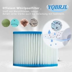 TANABATA Pour Le Filtre De Bestway Insert VI, Filtre De Remplacement Du Filtre Pour Lay-z-spa Miami, Pour Vegas, Pour MONACO.Filtre Pour La Bestway VI Pools Cartouche Filtrante, Taille 6-58323 (4pcs) 7 TANABATA Pour Le Filtre De Bestway Insert VI, Filtre De Remplacement Du Filtre Pour Lay-z-spa Miami, Pour Vegas, Pour MONACO.Filtre Pour La Bestway VI Pools Cartouche Filtrante, Taille 6-58323 (4pcs) -Pompe et filtre de piscine Soldes 58385760 3