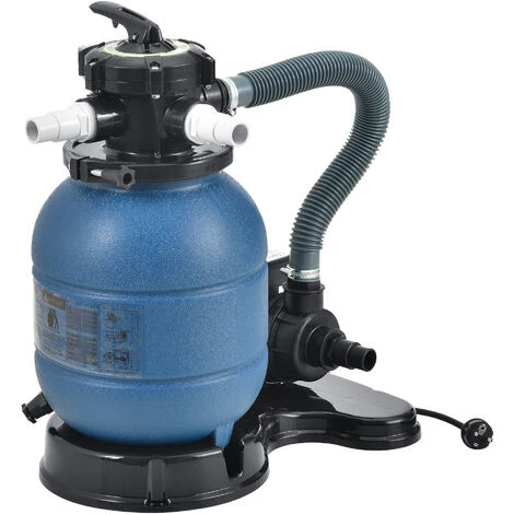 NOVA Pompe à Filtre De Sable Pour Piscines à 12-20 M³ 20 Kg 5 Valve De Positions Bleues 5 NOVA Pompe à Filtre De Sable Pour Piscines à 12-20 M³ 20 Kg 5 Valve De Positions Bleues – Image 5