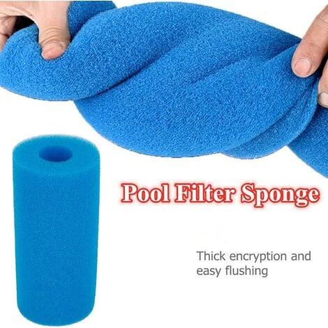 HIASDFLS 2 Pièces Mousse Filtre Piscine Cartouches Filtrantes Réutilisables Préfiltre Mousse Éponge Filtrante Pour Piscine Spa Nettoyant Réutilisable Pour Éponge De Filtre Lavable Pour Bains À Remous Piscine 2 HIASDFLS 2 Pièces Mousse Filtre Piscine Cartouches Filtrantes Réutilisables Préfiltre Mousse Éponge Filtrante Pour Piscine Spa Nettoyant Réutilisable Pour Éponge De Filtre Lavable Pour Bains À Remous Piscine – Image 2