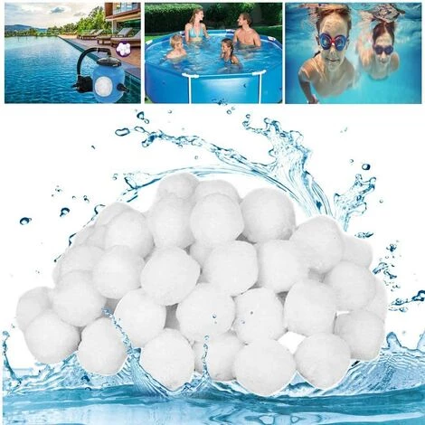 FVBJD 700g Filtre Balls Balles De Filtration,Filtre Pour Piscine De Peut Remplacer 25 Kg Sable Filtrant Sable De Quartz,Convient à Divers Systèmes De Filtration Boules De Filtre De Piscine 1 FVBJD 700g Filtre Balls Balles De Filtration,Filtre Pour Piscine De Peut Remplacer 25 Kg Sable Filtrant Sable De Quartz,Convient à Divers Systèmes De Filtration Boules De Filtre De Piscine
