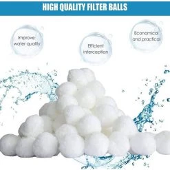 FVBJD Balles Filtrantes,Filtres De Piscine,Balles Filtrantes Piscine,Filtre Balls Balles De Filtration,Balles Filtrantes Réutilisables,Boule Filtrante,Outils De Nettoyage De Piscine Réutilisables(700g) 8 FVBJD Balles Filtrantes,Filtres De Piscine,Balles Filtrantes Piscine,Filtre Balls Balles De Filtration,Balles Filtrantes Réutilisables,Boule Filtrante,Outils De Nettoyage De Piscine Réutilisables(700g) -Pompe et filtre de piscine Soldes 58754769 4