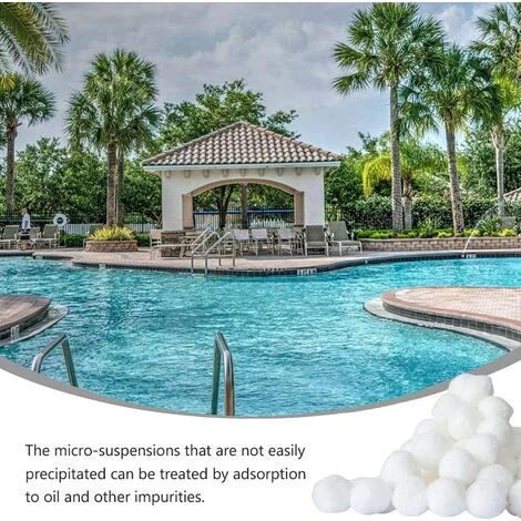 FVBJD Boules De Filtre De Piscine 700g,Balle Filtrante Piscine,Alternative Pour 25 Kg De Sable,Filtre Pour Système De Filtre à Sable,Boules De Filtre Réutilisables De Piscine,Filtrage De L'eau 3 FVBJD Boules De Filtre De Piscine 700g,Balle Filtrante Piscine,Alternative Pour 25 Kg De Sable,Filtre Pour Système De Filtre à Sable,Boules De Filtre Réutilisables De Piscine,Filtrage De L'eau – Image 3