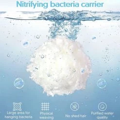 FVBJD Balles Filtrantes,800g Boules De Filtre De Piscine,Pool Filter Balls,Balles De Filtration,Nettoyeur De Piscine,Média Filtre à Fibres Pour Piscine,Convient à Divers Systèmes De Filtration -Pompe et filtre de piscine Soldes 58754794 4