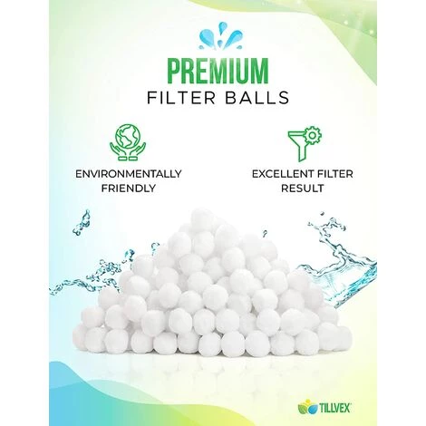 FVBJD ® Balles Filtrantes Pour Piscine 700 G | Filtre Pour Système De Filtre à Sable | Remplace 25 Kg De Sable Filtrant | Boules Filtrantes Extra Durables Pour Une Eau Claire 3 FVBJD ® Balles Filtrantes Pour Piscine 700 G | Filtre Pour Système De Filtre à Sable | Remplace 25 Kg De Sable Filtrant | Boules Filtrantes Extra Durables Pour Une Eau Claire – Image 3