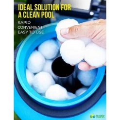 FVBJD ® Balles Filtrantes Pour Piscine 700 G | Filtre Pour Système De Filtre à Sable | Remplace 25 Kg De Sable Filtrant | Boules Filtrantes Extra Durables Pour Une Eau Claire 8 FVBJD ® Balles Filtrantes Pour Piscine 700 G | Filtre Pour Système De Filtre à Sable | Remplace 25 Kg De Sable Filtrant | Boules Filtrantes Extra Durables Pour Une Eau Claire -Pompe et filtre de piscine Soldes 58754811 4