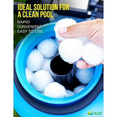 FVBJD ® Balles Filtrantes Pour Piscine 700 G | Filtre Pour Système De Filtre à Sable | Remplace 25 Kg De Sable Filtrant | Boules Filtrantes Extra Durables Pour Une Eau Claire 4 FVBJD ® Balles Filtrantes Pour Piscine 700 G | Filtre Pour Système De Filtre à Sable | Remplace 25 Kg De Sable Filtrant | Boules Filtrantes Extra Durables Pour Une Eau Claire – Image 4