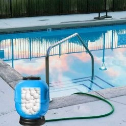 FVBJD Filtre Balls, Boules De Filtre, Balles Filtrantes Réutilisables, Convient à Divers Systèmes De Filtration Boules De Filtre De Piscine(300g) -Pompe et filtre de piscine Soldes 58754815 3