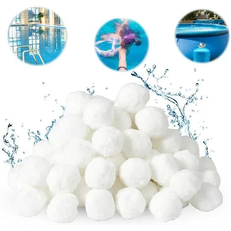 FVBJD Balles Filtrantes, 700g Boules De Filtre De Piscine, Peut Remplacer 25 Kg Sable Filtrant Sable De Quartz, Convient à Divers Systèmes De Filtration Boules De Filtre De Piscine 5 FVBJD Balles Filtrantes, 700g Boules De Filtre De Piscine, Peut Remplacer 25 Kg Sable Filtrant Sable De Quartz, Convient à Divers Systèmes De Filtration Boules De Filtre De Piscine â Image 5