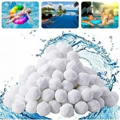 FVBJD Balles Filtrantes 700g, Balles Filtrantes Pour Piscine, Système De Filtration à Sable Alternative Pour 25 Kg De Sable Filtrant, Accessoires De Rechange Pour Filtre De Piscine, Pompe De Filtration
