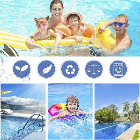 FVBJD 800g Balles Filtrantes,Boules De Filtre De Piscine,Réutilisables,Média Filtre à Fibres Peut Remplacer 28 Kg Sable Quartz Piscine Filtres à Sable Filtrage De L'eau,Utilisées Dans Les Piscines 4 FVBJD 800g Balles Filtrantes,Boules De Filtre De Piscine,Réutilisables,Média Filtre à Fibres Peut Remplacer 28 Kg Sable Quartz Piscine Filtres à Sable Filtrage De L'eau,Utilisées Dans Les Piscines – Image 4