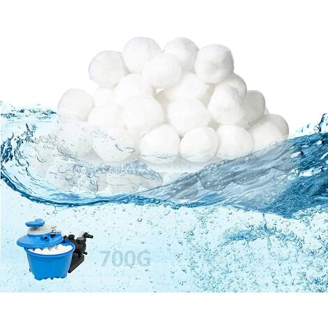FVBJD Filtre Balls Balles De Filtration, Filtre Pour Piscine De 700g Peut Remplacer 25kg Sable Filtrant, Convient à Divers Systèmes De Filtration Boules De Filtre De Piscine 1 FVBJD Filtre Balls Balles De Filtration, Filtre Pour Piscine De 700g Peut Remplacer 25kg Sable Filtrant, Convient à Divers Systèmes De Filtration Boules De Filtre De Piscine