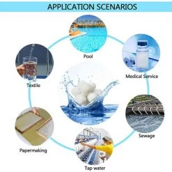 FVBJD Balles Filtrantes, Balle Filtrante Piscine, Boules De Filtre De Piscine (1300) -Pompe et filtre de piscine Soldes 58754849 3