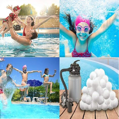 LTS FAFA Boules De Filtre,Balles Filtrantes 700g Peut Remplacer 25 Kg Sable Filtrant Sable De Quartz,Média Filtre à Fibres Utilisées Dans Les Piscines, Filtres à Sable, Filtration D'eau. 2 LTS FAFA Boules De Filtre,Balles Filtrantes 700g Peut Remplacer 25 Kg Sable Filtrant Sable De Quartz,Média Filtre à Fibres Utilisées Dans Les Piscines, Filtres à Sable, Filtration D'eau. – Image 2