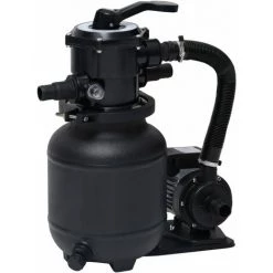 GROSMONDE Pompe De Filtration ¨¤ Sable 6,0 M3/h 18 L Avec Vanne ¨¤ 7 Positions