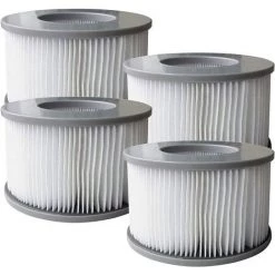EINEMGELD Lot De 4 Cartouches Filtrantes De Rechange Pour Piscine Gonflable Mspa, Jacuzzi