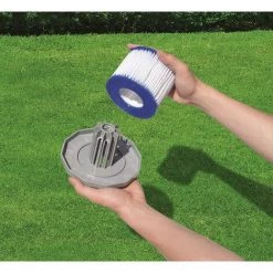 EINEMGELD Bestway 58323 Lay-Z-Spa Cartouche Filtrante Taille VI Standard : Lot De 6 X 2. Standard: 6 X Twin Pack (12 Filters) Blanc Et Bleu 8 EINEMGELD Bestway 58323 Lay-Z-Spa Cartouche Filtrante Taille VI Standard : Lot De 6 X 2. Standard: 6 X Twin Pack (12 Filters) Blanc Et Bleu -Pompe et filtre de piscine Soldes 59434152 4