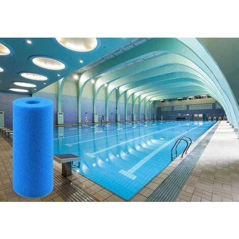 CATHERINE Éponge De Filtre De Piscine Lavable Réutilisable Poteau D'éponge De Nettoyage Bleu 5 CATHERINE Éponge De Filtre De Piscine Lavable Réutilisable Poteau D'éponge De Nettoyage Bleu – Image 5