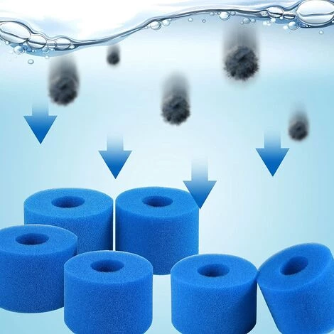 ZHUOXUAN Éponge Filtrante Type A, Lot De 4 Filtres De Piscine, Filtre Éponge Cartouche, Mousse Pour Filtre Piscine, Réutilisables Et Lavables, Pour Spa, Piscine 3 ZHUOXUAN Éponge Filtrante Type A, Lot De 4 Filtres De Piscine, Filtre Éponge Cartouche, Mousse Pour Filtre Piscine, Réutilisables Et Lavables, Pour Spa, Piscine – Image 3