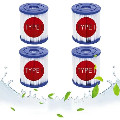 BENOBBY KIDS Lot De 4 Filtres Pour Type I Remplace Les Cartouches Filtrantes, Filtre Pompe Piscine , Accessoire Pour Le Nettoyage De La Piscine Pour 1 BENOBBY KIDS Lot De 4 Filtres Pour Type I Remplace Les Cartouches Filtrantes, Filtre Pompe Piscine , Accessoire Pour Le Nettoyage De La Piscine Pour