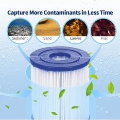 BENOBBY KIDS Lot De 4 Filtres Pour Type I Remplace Les Cartouches Filtrantes, Filtre Pompe Piscine , Accessoire Pour Le Nettoyage De La Piscine Pour 9 BENOBBY KIDS Lot De 4 Filtres Pour Type I Remplace Les Cartouches Filtrantes, Filtre Pompe Piscine , Accessoire Pour Le Nettoyage De La Piscine Pour -Pompe et filtre de piscine Soldes 59761951 5