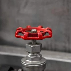 GALOZZOIT Volant De Vanne Poignée De Vanne En Fer Rouge Vanne à Boisseau Sphérique Vanne D'arrêt Robinet De Conduite D'eau Vanne Partie Supérieure Poignée 6x6mm 3 Pièces -Pompe et filtre de piscine Soldes 59853331 4