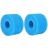 IRISFR Lilaris 2， Pièces Éponge Filtrante Type S1, Cartouche De Filtre En Mousse, Mousse Pour Filtre Piscine, Réutilisables Et Lavables, Filtre En Mousse Pour Spa, Piscine, Jacuzz，bleu