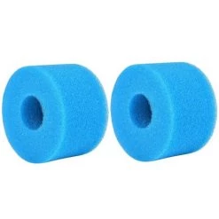 IRISFR Lilaris 2, Pièces Éponge Filtrante Type S1, Cartouche De Filtre En Mousse, Mousse Pour Filtre Piscine, Réutilisables Et Lavables, Filtre En Mousse Pour Spa, Piscine, Jacuzz,bleu