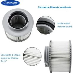 BARES Filtre De Rechange Pour Ms-pa FD2089 Compatible Avec Toutes Les Cartouches Filtrantes MS-pa Actuelles Et Les Piscines Filtre Spa Gonflable (Version Améliorée) Lot De 2 7 BARES Filtre De Rechange Pour Ms-pa FD2089 Compatible Avec Toutes Les Cartouches Filtrantes MS-pa Actuelles Et Les Piscines Filtre Spa Gonflable (Version Améliorée) Lot De 2 -Pompe et filtre de piscine Soldes 59961839 3