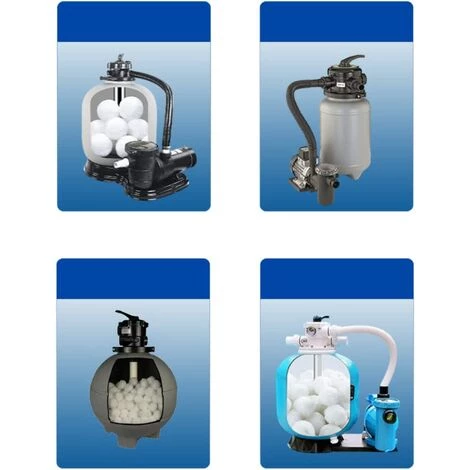 PERLE RARE Filtre Balle 200g Piscine Filtre Balle Piscine Filtre Balle Remplacement Piscine Filtre à Sable Pour Piscine Filtre Pompe Aquarium Filtre à Sable De Nettoyage 5 PERLE RARE Filtre Balle 200g Piscine Filtre Balle Piscine Filtre Balle Remplacement Piscine Filtre à Sable Pour Piscine Filtre Pompe Aquarium Filtre à Sable De Nettoyage – Image 5