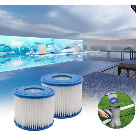 MINKUROW Lot De 6 Filtres De Jacuzzi Pour Piscine - Type D - Cartouche De Filtre De Rechange Pour Summer Waves 5 MINKUROW Lot De 6 Filtres De Jacuzzi Pour Piscine - Type D - Cartouche De Filtre De Rechange Pour Summer Waves – Image 5