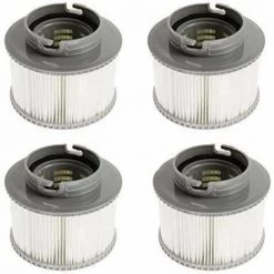 GRID COOL Lot De 4 Cartouches Filtrantes De Rechange Pour Bubble Spa (Version Améliorée 2020 Pour S'adapter à Tous Les Modèles)